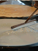 making crepes