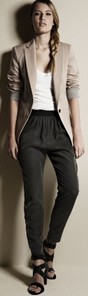 s10 z jacket black pants Trend Watch – Spring 2010